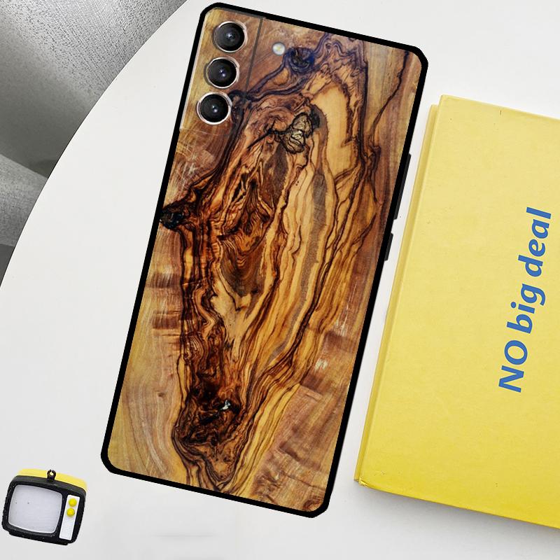 Oak Wood Texture Pattern Phone Case For Samsung Galaxy S25 Ultra S20 S21 S22 S23 Plus S24 Ultra S9 S10 S25 FE Cover