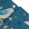 Elegant Bird and Flower Shower Curtain for Home Decor - Waterproof and Durable Fabric for Bathroom Non Transparent  Non-Toxic