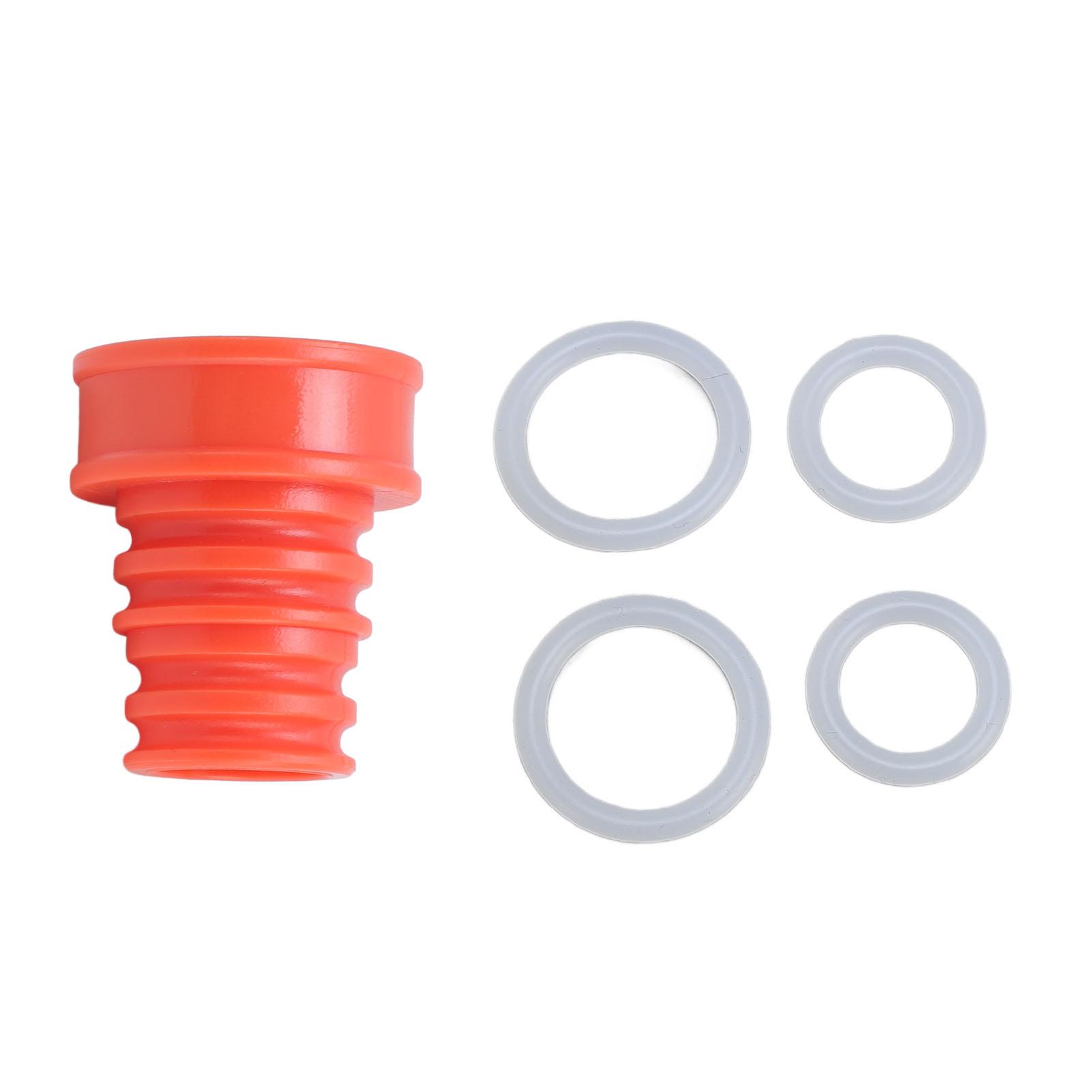 

Распылительная головка для душа с бутылкой, портативная, легкая, с распылителем воды, насадка для бутылки с 4 шт. силиконовыми насадками Orange