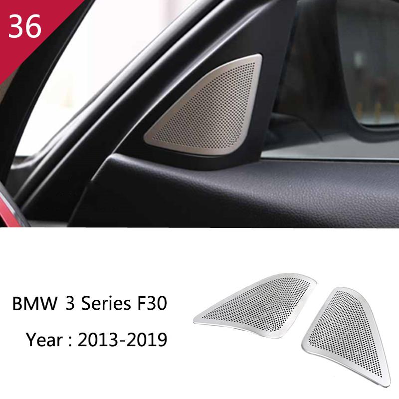 For BMW 3 4 Series 3GT F30 F32 F34 Car Styling Interior Gearshift AC CD Button Panel Door Armrest Decoration Cover Trim Sticker MQHWD1