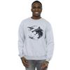 Netflix Mens The Witcher Wolf Logo Sweatshirt