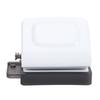 6 Hole Puncher Portable Paper Punch Tool for 20 26 30 Holes Loose Leaf Notebook Planner Craft Projects White