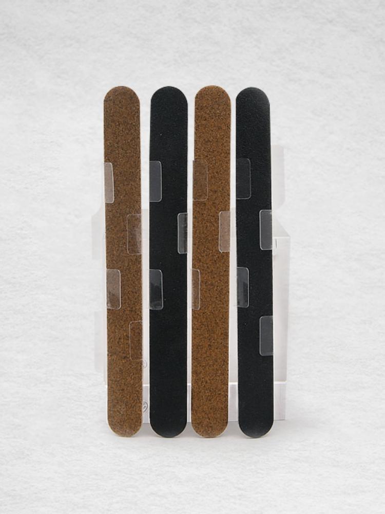 4-Pack Wooden Nail Files for Manicure & Pedicure