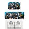 Black Clover Print Flannel Kitchen Mat Christmas Soft Area Rug Non Slip Floor Carpet Home Decoration