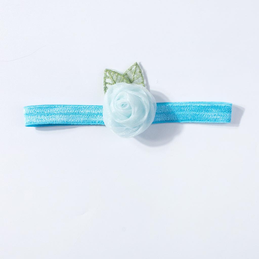 New European & American Style Baby Headbands: Cute 3D Rose Elastic Hair Bands,Soft & Comfortable for Infants & ToddlersPerfect