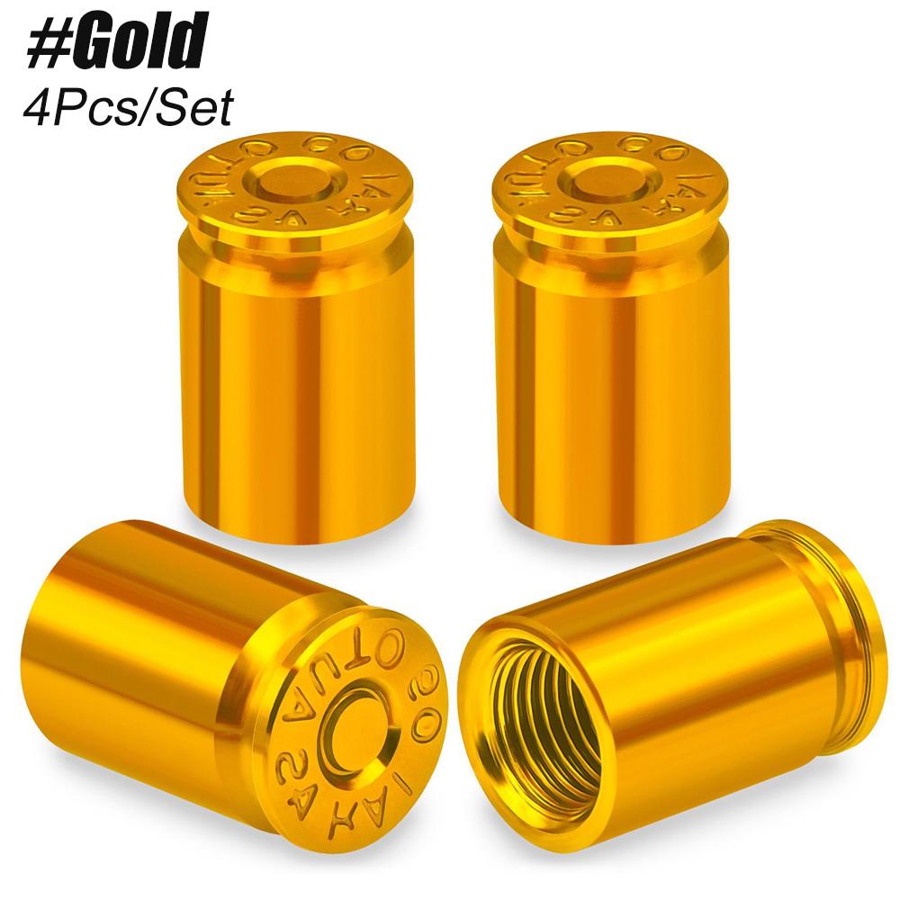 ASQ1 4PCS Tire Valve Stem Caps for Car Tires Universal Stem Covers for Car Leak Proof Stem Cover for SUV Truck Bicycle Motorcycles