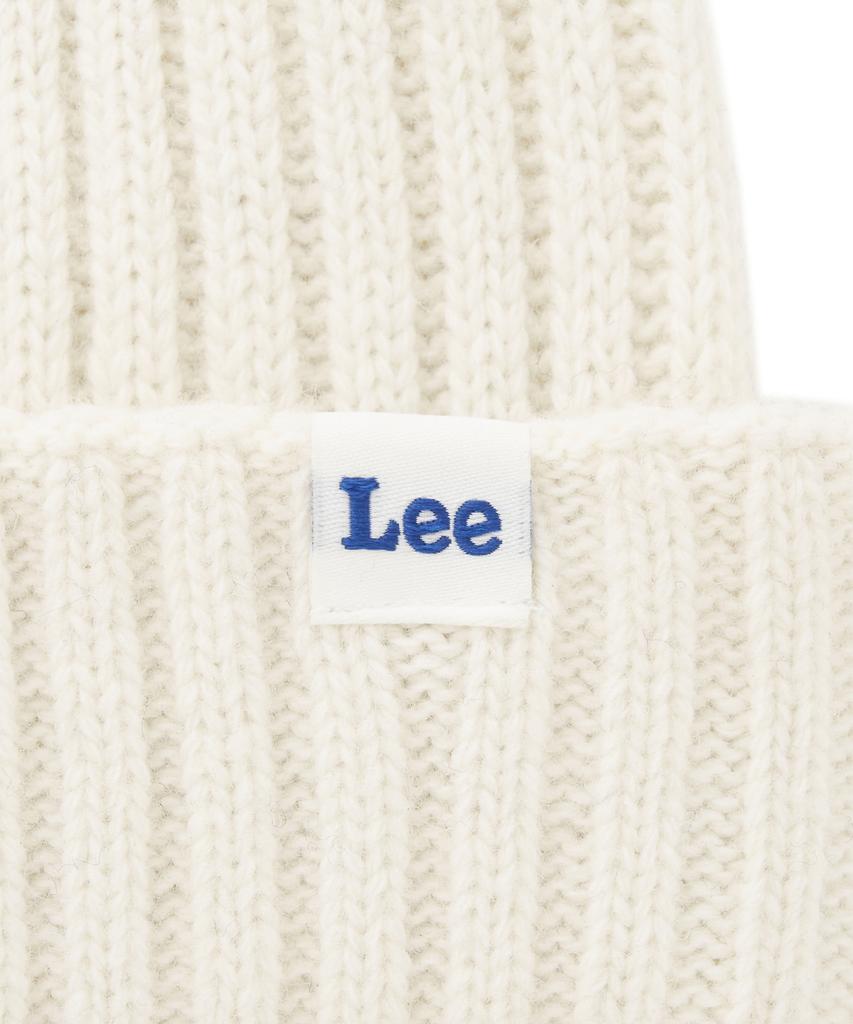 LEE Knit Short Beanie Ivory