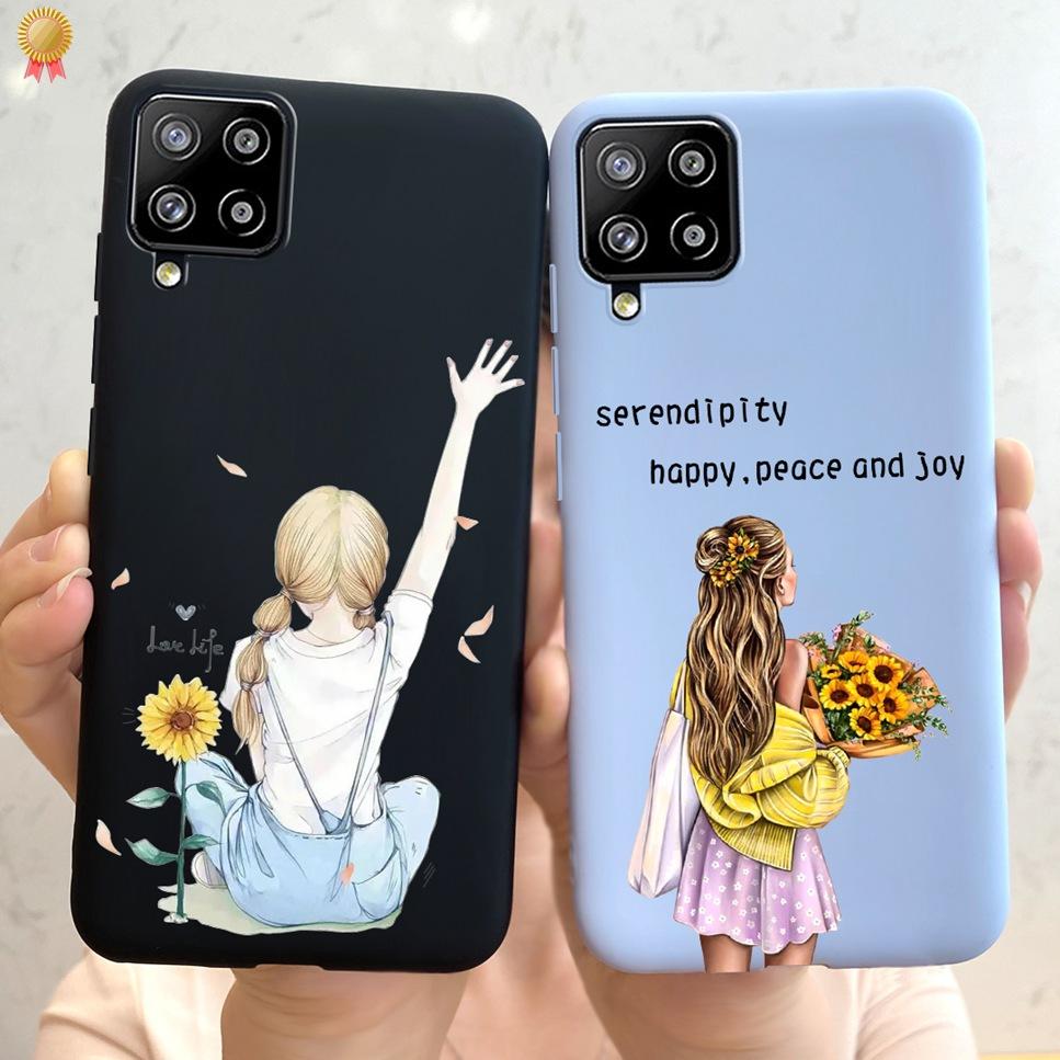 Für Samsung Galaxy A12 A42 Hülle Niedliche Cartoon Weiche Silikon Stoßstange Abdeckung Für SamsungA12 Funda Samsung A12 A42 A 12 42 Handyhülle