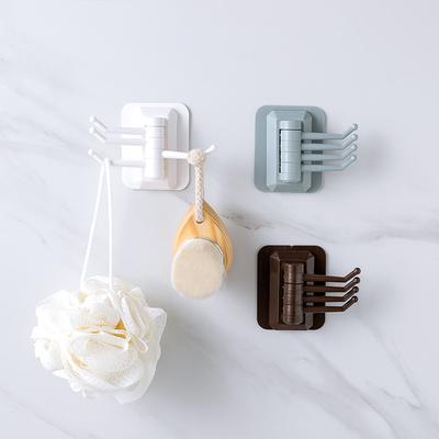 Küche Badezimmer Wandmontage Selbstklebende Haken Drehbarer Handtuchhalter Kleinteile Aufhänger