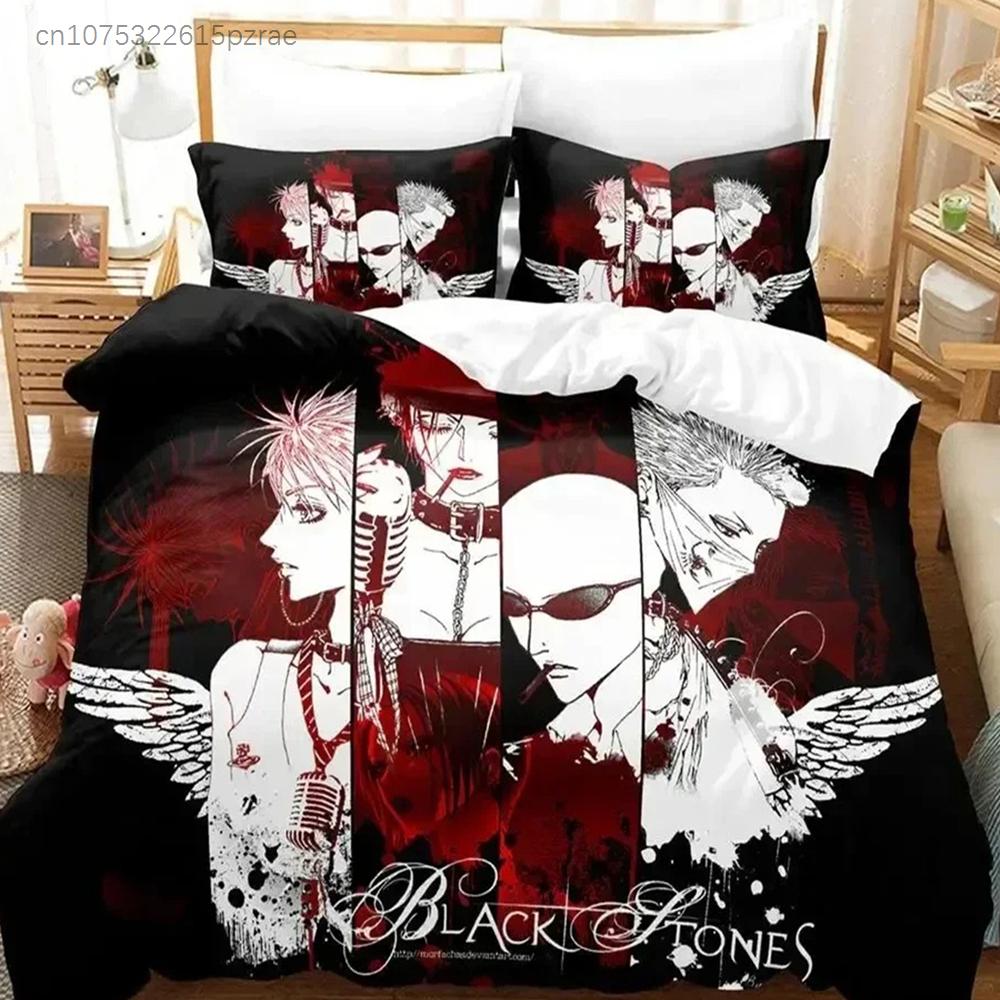 Anime NANA Bedding Set For Bedroom Soft Modern Bedspreads Comefortable Kids Duvet Cover Quilt Cover And Pillowcase