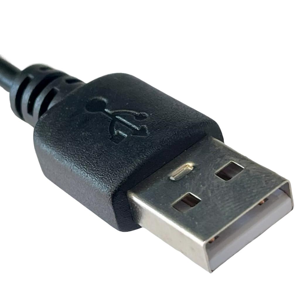 1ks USB nabíjecí kabel pro bazénový vysavač Černý gumový náhradní kabel Pro Lay-Z-Spa Bestway Zahradní příslušenství 5V 120cm
