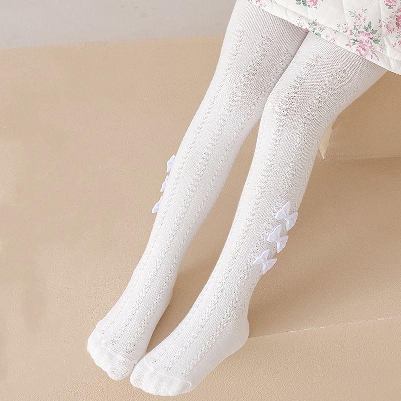 

Колготки с бантом для малышей от 1 до 12 лет, однотонные жаккардовые мягкие весенние хлопковые эластичные колготки для девочек-подростков, детская нижняя одежда для девочек 3XL теплый белый