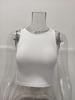 European & American Women's Sleeveless Racerback Crop Top