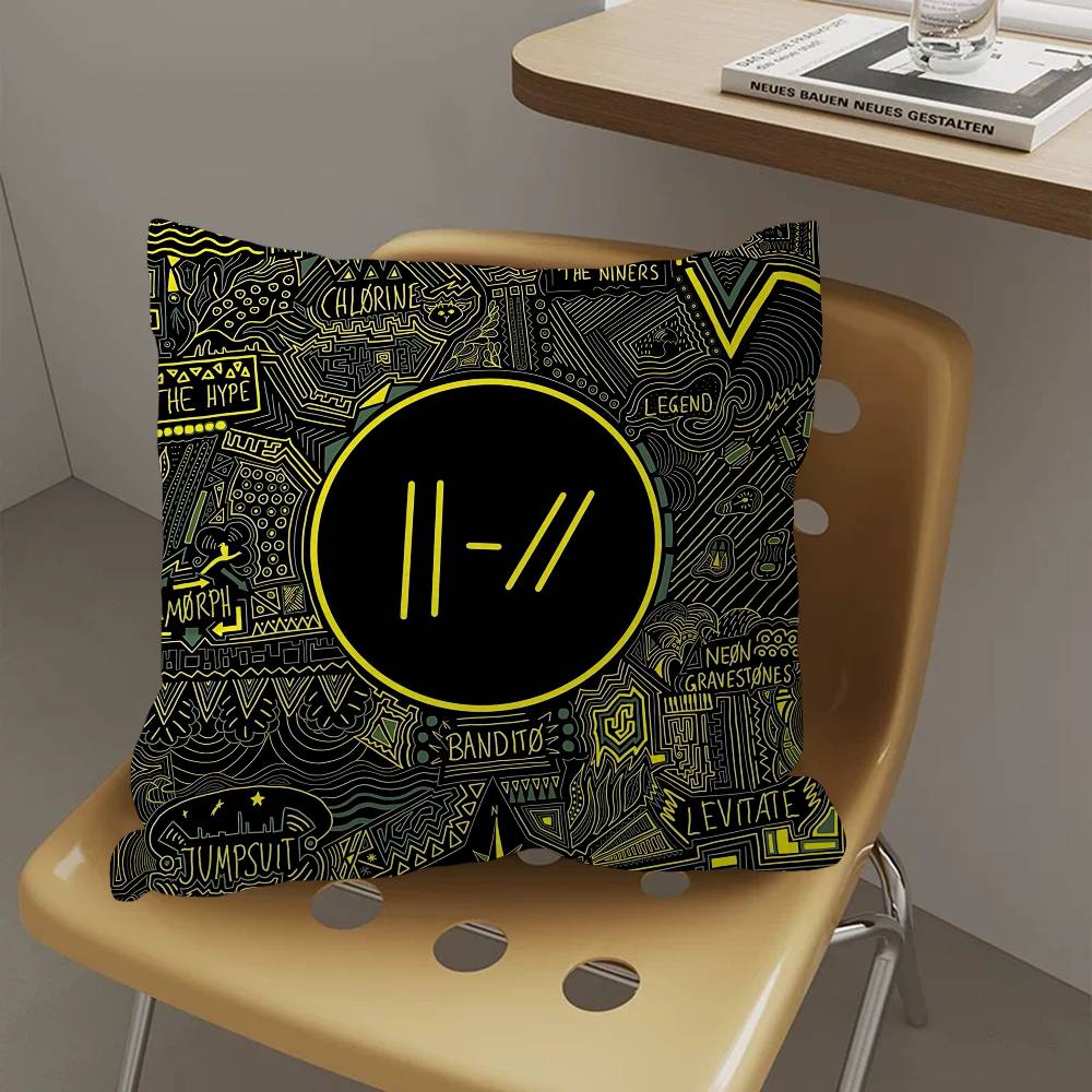 T-Twenty One Pilots Pillow Cover Design Cushion Cover Decor Holiday Decorati