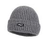 Winter Outdoor Warm Knitted Wool Hat Men's Fleece Cold-Proof Hat Scarf Two-Piece Set Windproof Ear Protection Cap
