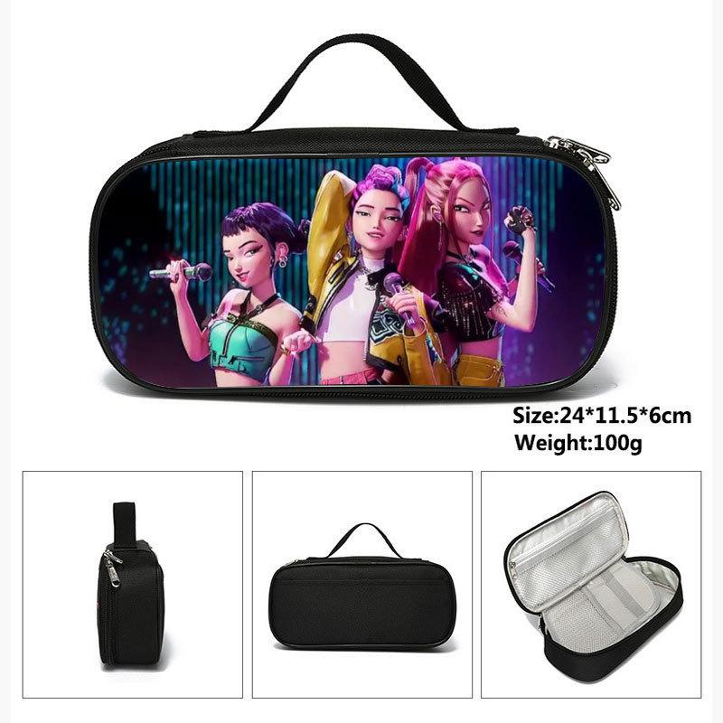 Untrix Kpop Fach Federmäppchen Kpop Hexenjäger Schüler Aufbewahrung Schreibwaren Tasche Bleistift Tasche
