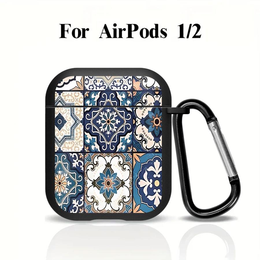 Earphone Cases Cover Case For Airpods Pro3 Pro 1 Pro2 2 3 4 Retro Pattern Texture Style