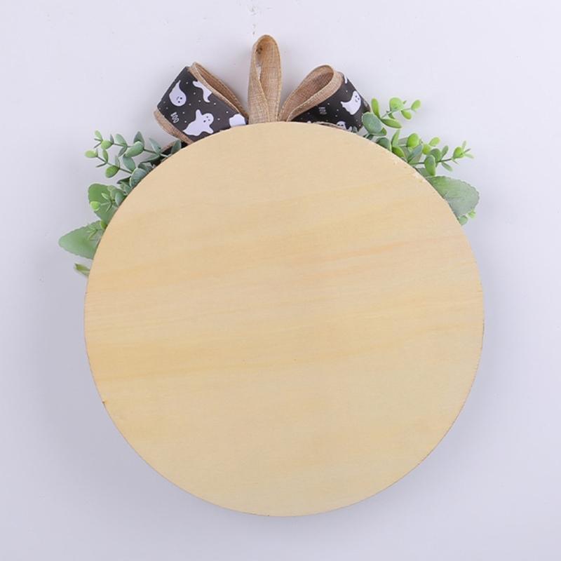 Festival Halloween Skull Welcome Sign Handmade Wood Plaque Door Hanger for Door or Garden Decoration Party Supplies