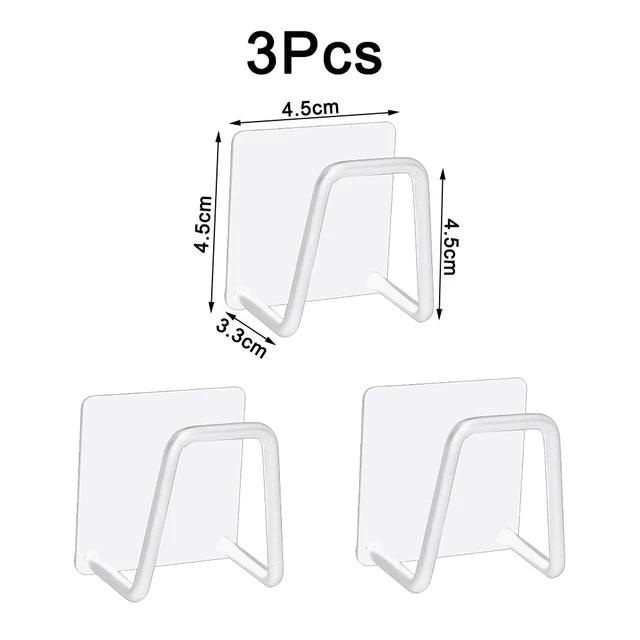 New Kitchen Sponges Holder Self Adhesive Sink Sponges Drain Drying Rack 304 Stainless Steel Storage Holder Kitchen Sink Accessor