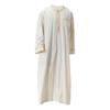 Langes Gewand Herren Kaftan Herrenkleidung Abaya Strapazierfähig Lässiges Hemdkleid Roben Naher Osten