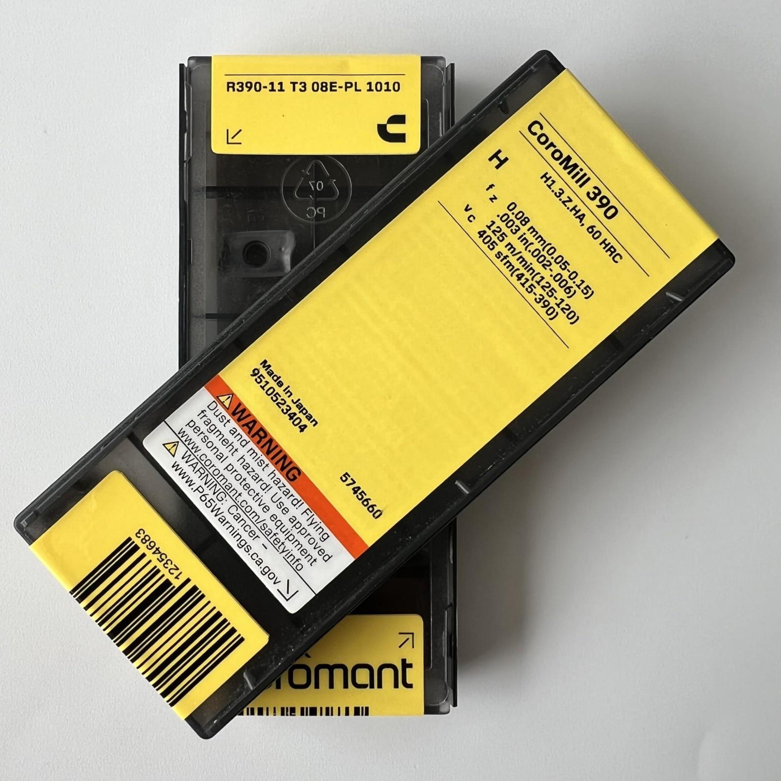 

SANDVIK / R390-11T308E-PL 1010 / Original Swedish hard alloy blade 10 Pcs