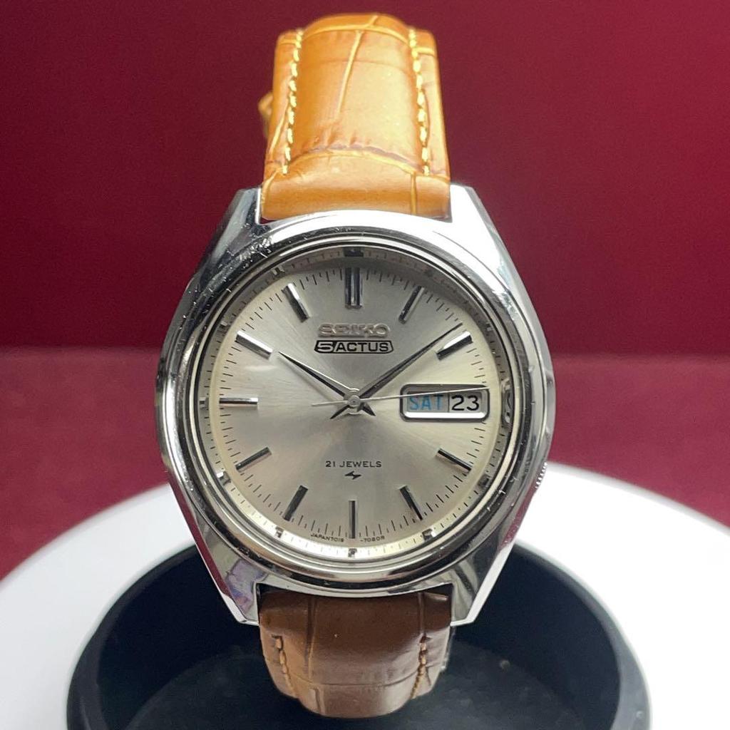 [USED] Crystal: 1972 Seiko 5 Actus Automatic Watch, Made in Japan