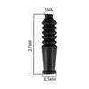 10Pcs Mountain Bike V Brake Cable Rubber Boots Wear-resistant Covers for Mountain Bikes