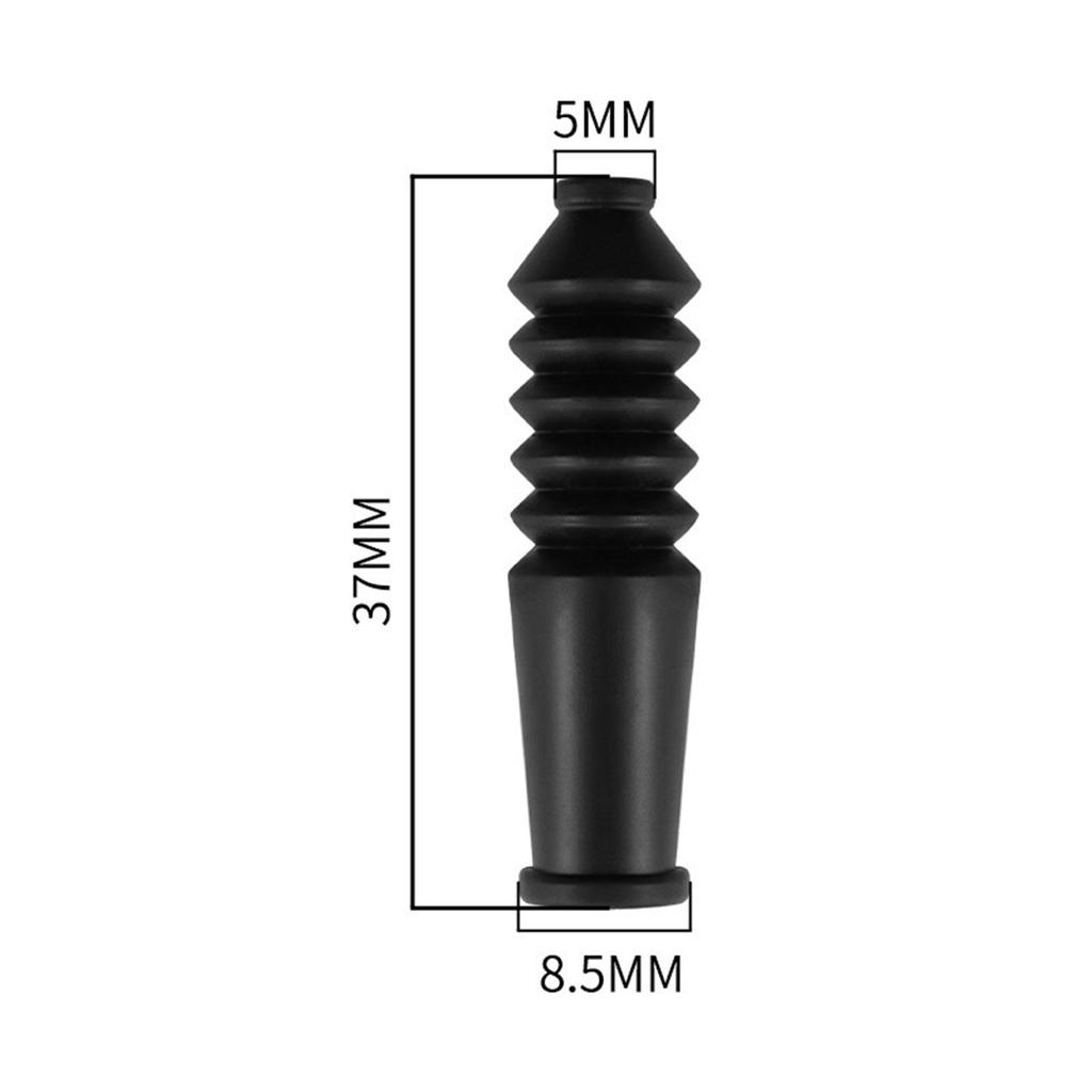 10Pcs Mountain Bike V Brake Cable Rubber Boots Wear-resistant Covers for Mountain Bikes