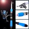 Fishing Rod and Spinning Reel Set Mini Children Carbon Fiber Rod Combo Carp Bass Rod Kit