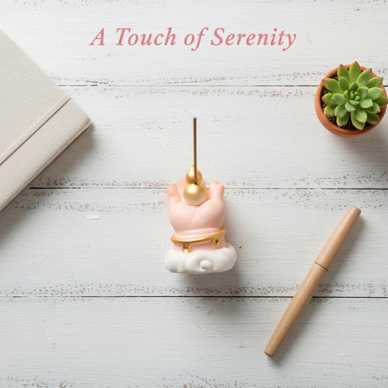 New Fat And Chubby Hand Resin Ornament, Feng Shui Ornament Symbolizing Good Luck, Home Desktop Decoration, Housewarming Gift