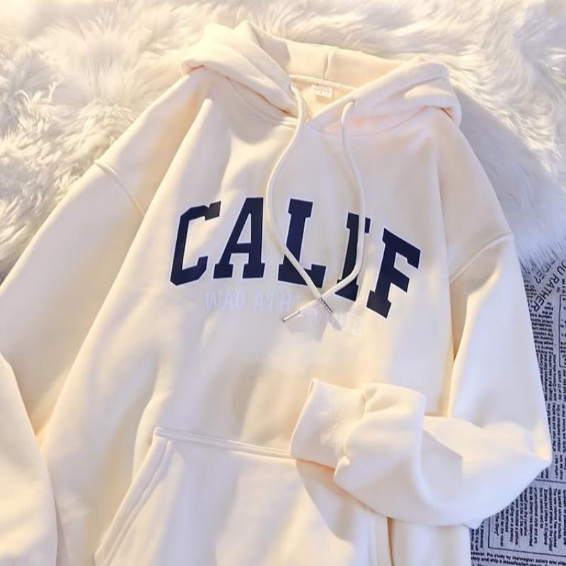 Herbst Winter Herren Damen Sweatshirt Print Kapuzenpullover Koreanische Mode Locker Lässige Hoodies Fleece Pullover Damenbekleidung Y2k