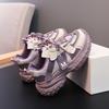 2025 Autumn Popular Mesh Breathable Children's Sports Shoes Boys Handsome Color Matching Running Shoes Girls Baby Shoes