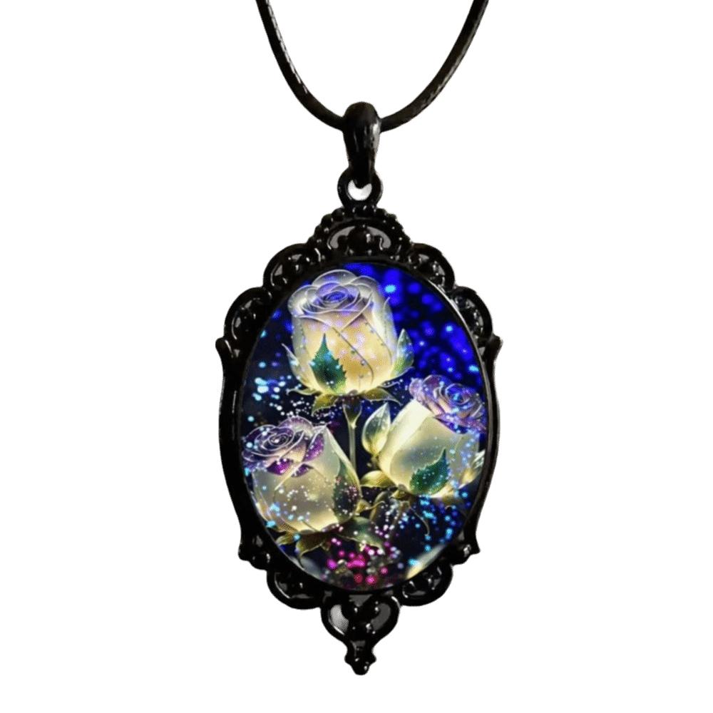 Jewelry Accessories Floral Necklace Vintage Charm Necklace Creative Gift Charming Necklace