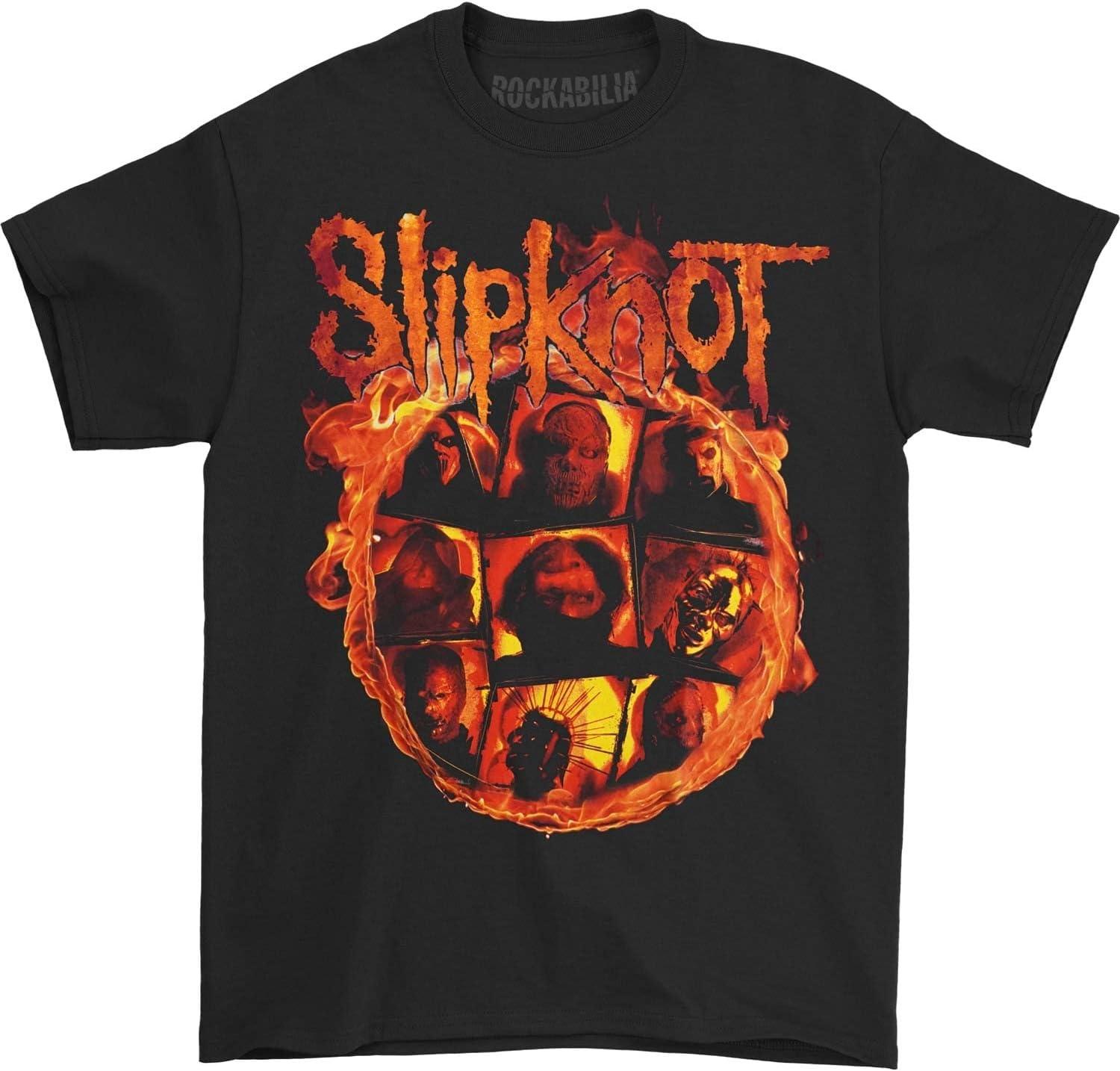 Мужская футболка Slipknot We are Not Your Kind Огонь Черная XXXXXL чёрный