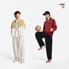 Li Ning Sports Lifestyle Series Logo Embroidered Letter Knitted Sweatpants Men Bottoms AKLW069-2
