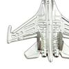 Klíčenka Realistický design stíhačky Lehká přenosná Aerodynamická klíčenka Klíčenka letadla Multifunkční přívěsek na tašku Denní