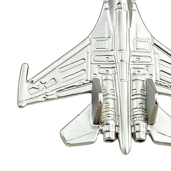 Klíčenka Realistický design stíhačky Lehká přenosná Aerodynamická klíčenka Klíčenka letadla Multifunkční přívěsek na tašku Denní