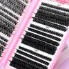 New Style Cross-border European & American Eyelash Book: Large Capacity, Natural Hot Melt Cluster Lashes, Various Specs, False Eyelashes