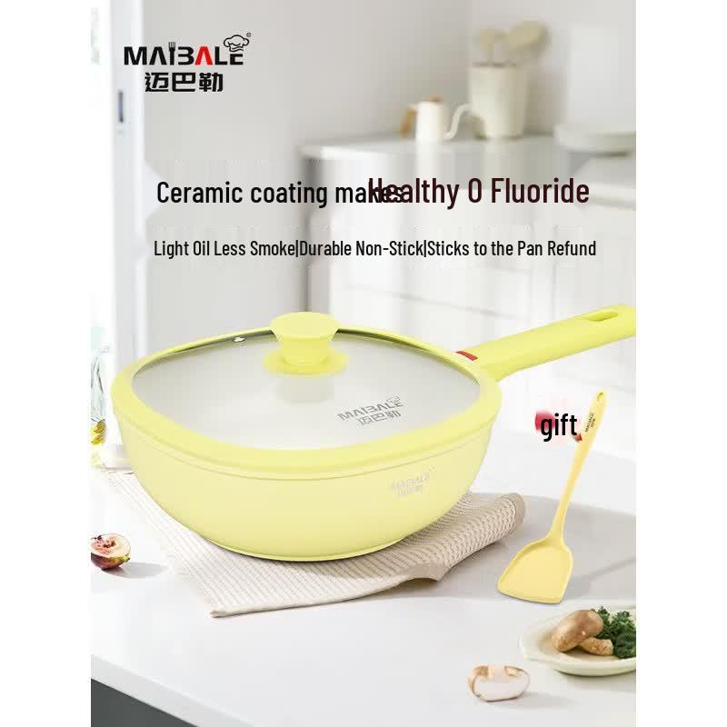 Maibale Titanium Ceramic Non-stick Square Pot