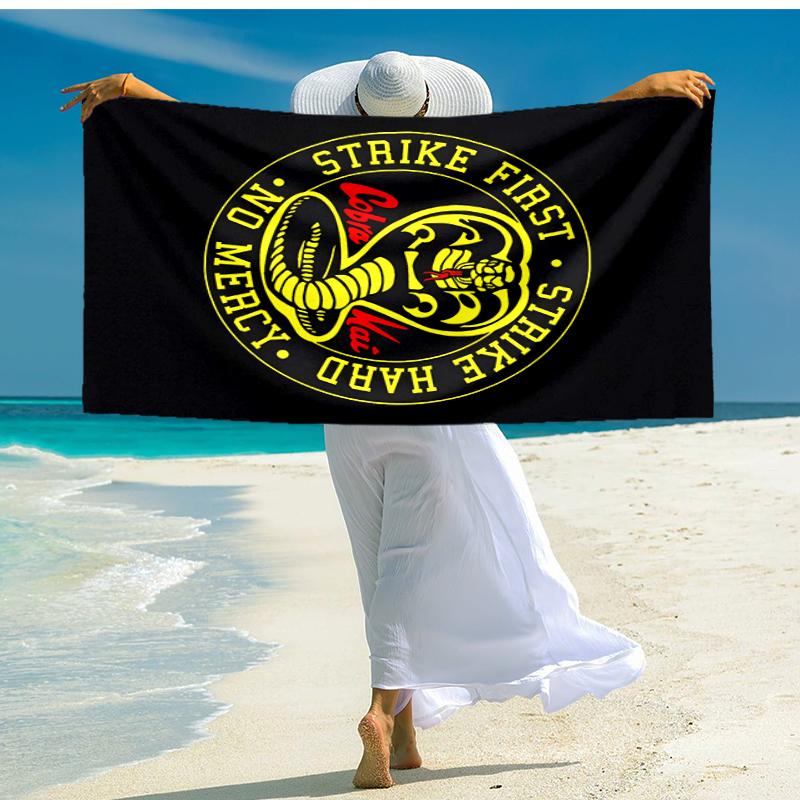 1pc Football Team (25) Beach Towel, Comfortable and Thick, and Swimming/Bath/Picnic/Camping Towel, Suitable for Seaside Beaches