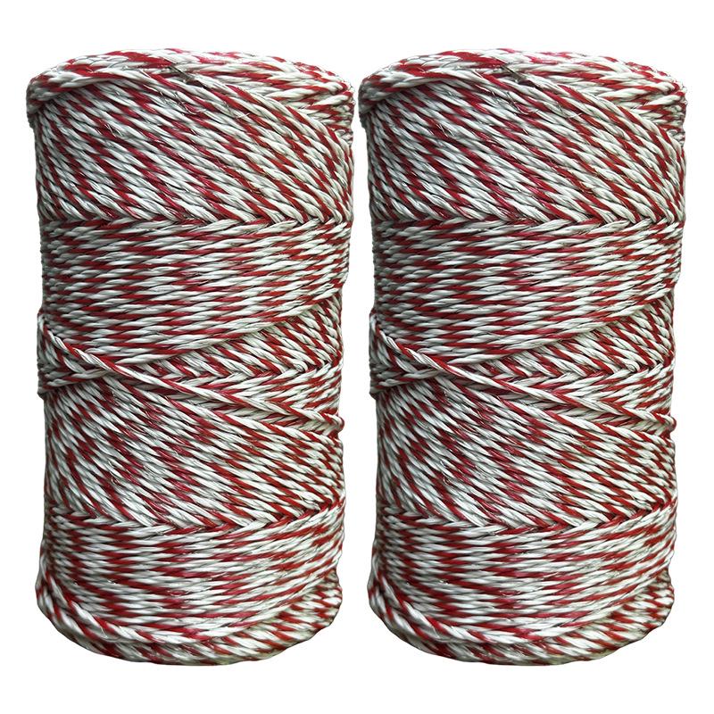 Steel Wire Braided Rope for Electric Fences - Farm & Ranch Livestock Conductive Rope Accessories