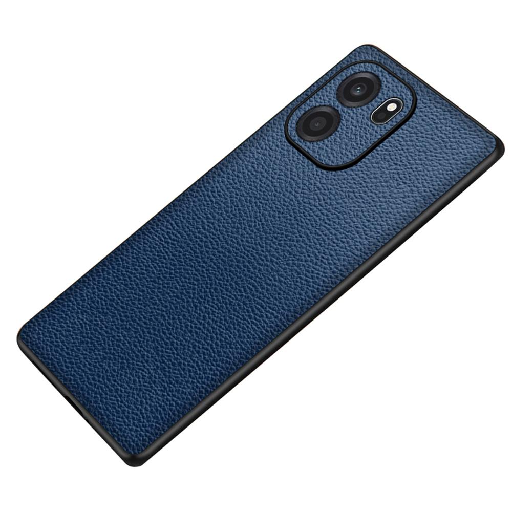 For OnePlus Turbo 6V 5G Case Litchi Texture PU Leather Coated PC + TPU Protective Phone Back Cover