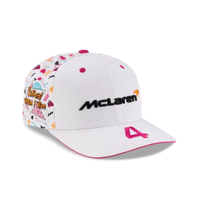 New Era McLaren F1 Special Edition Lando Norris 4 Snapback Las Vegas GP Cap Oscar Piastri 81 Australia GP Baseball Cap