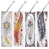 4Pcs DIY Irregular Shaped Diamonds Diamond Art Bookmark for DIY Making Beginners Adult Art Craft Supplies Handmade Birthday Gift