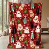 Fantasy Winged Cats Theme blanket Lightweight Warm Flannel Blanket Decorative Throw Blanket for Home Decoration