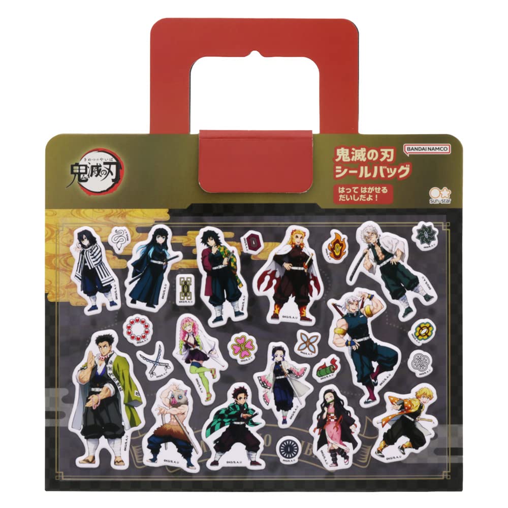 

Stationery Demon Slayer Sticker Bag 2490650A Sun-Star