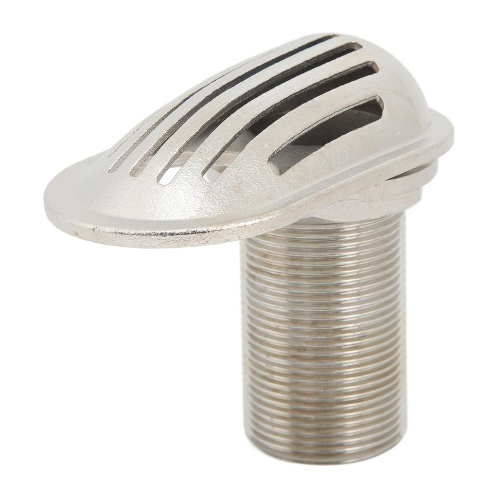 Marine Intake Strainer Stainless Steel 316 Thru Hull Water Pickup Filter for Boat Yacht Kayak Replacement Accessories