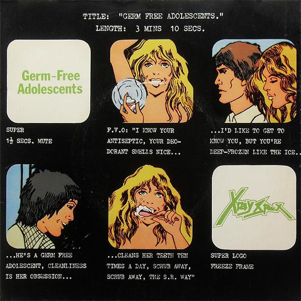 

7inch Record X RAY SPEX - Germ Free Adolescents INT573 EMI 1978 UK Rock Used