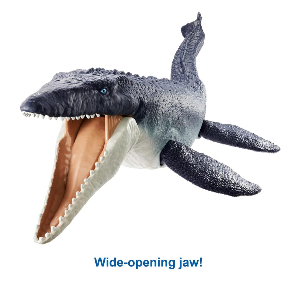 Mattel Jurassic The New Ruler of the Mosasaurus 4 and HGV34 World Sea! (Horsepower) [Total Length Approx. 75cm] [Dinosaur Toy] [SGDs Product] [Ages