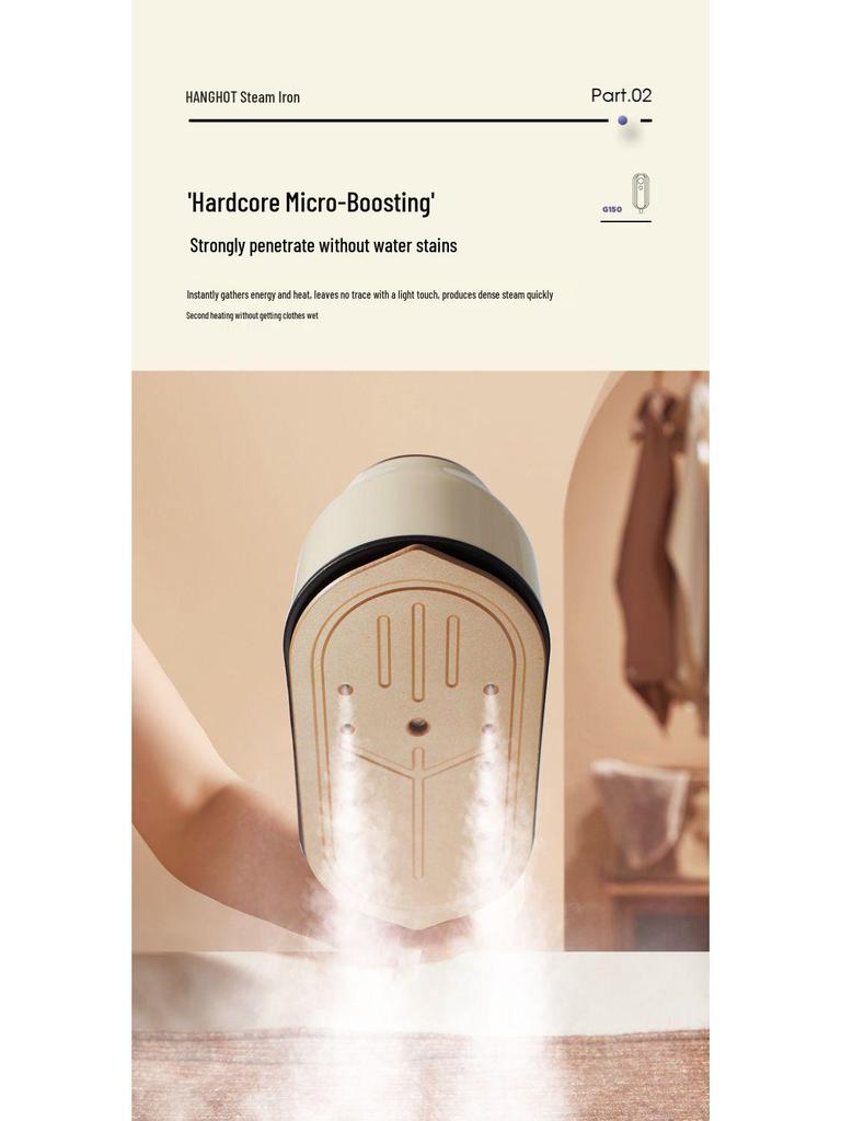 Compact Folding Garment Steamer & Iron